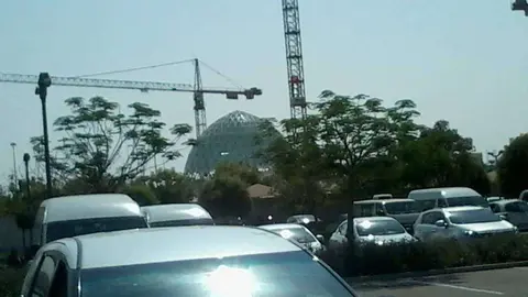 Trabajos en la construcción del Memorial en la Gran Mezquita Zayed (EL CORREO).