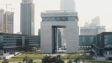 Una imagen del Distrito Financiero de Dubai.