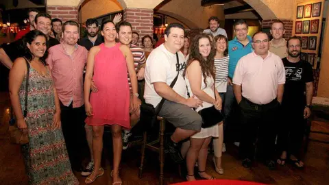 Foto de familia del Encuentro de Españoles de septiembre. (EL CORREO)