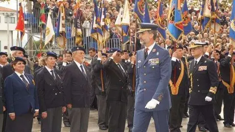 El Rey de España durante un acto.