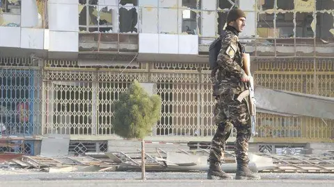 Un soldado de Afganistán.