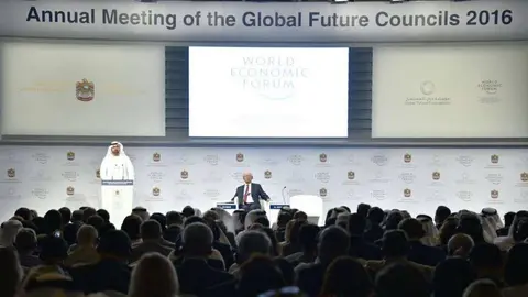 Desarrollo del encuentro anual del Consejo del Futuro Global del Foro Económico Mundial en Dubai. (@DXBMediaOffice)