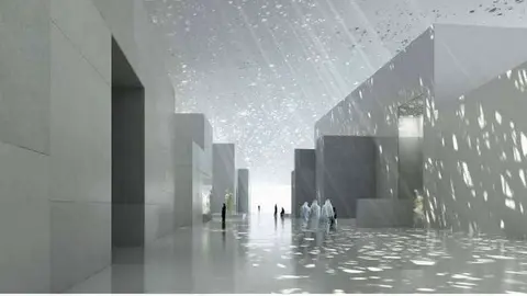 Una imagen del museo del Louvre en Abu Dhabi.