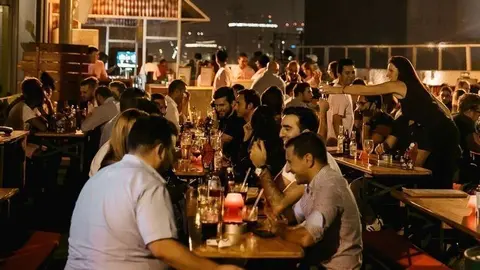 Imagen del restaurante Garden on 8 ubicado en el hotel Media One de Dubai. (Cedida)