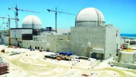 La central nuclear de EAU se encuentra ubicada en el emirato de Abu Dhabi.