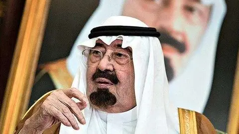 El fallecido rey Abdulá de Arabia Saudita.