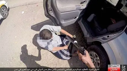 Una captura del vídeo difundido por Daesh.