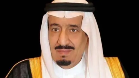 Una imagen del Rey Salman de Arabia Saudita.