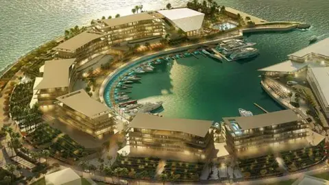 Una imagen del hotel Bulgari Dubai.