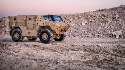 El vehículo militar N-35, fabricado en EAU.