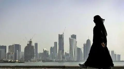 Una imagen de Doha, capital de Qatar.