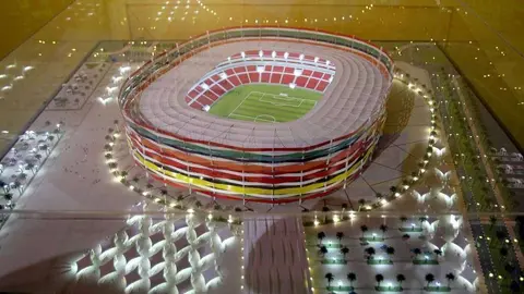 Al Gharafa Stadium en Doha, capital de Qatar.