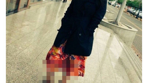 La imagen de la polémica en Arabia Saudita.