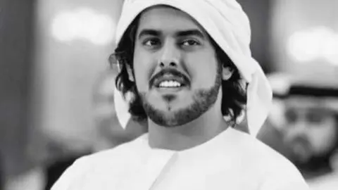 Una imagen del jeque Hamdan bin Rashid bin Hamdan bin Mohammed Al Nahyan del diario Emirates 24/7. 