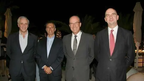 De izquierda a derecha, Ramón Areitio, Anouar Zaoudi, Jose Eugenio Salarich y Ricardo Fisas. (E.C.)