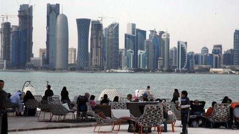 Una imagen de Doha, capital de Qatar.