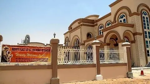 La Iglesia Católica San Antonio de Padua en Ras Al Khaimah. (E.C.)
