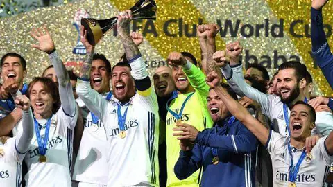 El Real Madrid ganador de la Copa de Clubs 2016.