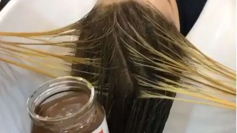 La estrella de Instagram en Dubai antes de teñirse el pelo.