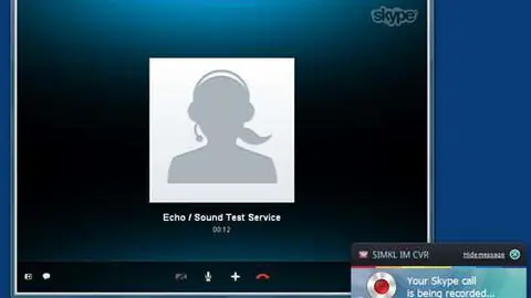 Una imagen de la aplicación para vídeochat Skype.