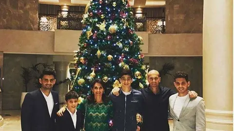 La familia Zidane en Dubai.
