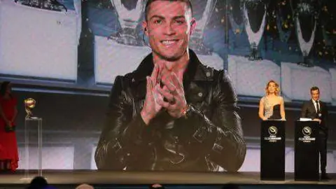 Cristiano Ronaldo a finales de 2014 en Dubai.