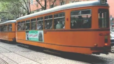 Tranvia en Sofia, capital de Bulgaría. (R. Pérez)