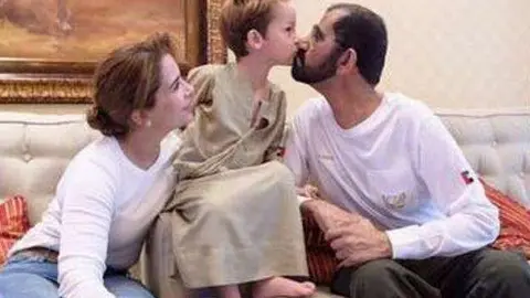 Imagen de la princesa Haya en Instagram del cumpleaños de su hijo Zayed.