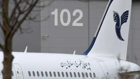 Un avión de la aerolínea Iran Air.