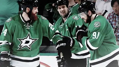 Varios jugadores del Dallas Stars durante un partido. (Facebook)