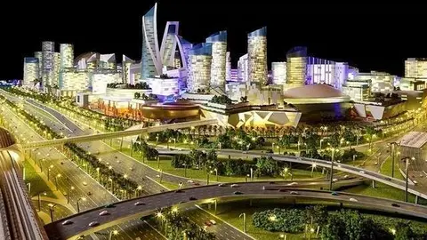 Recreación virtual del megaproyecto de Mall of the world.