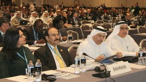 Una imagen de la Asamblea de IRENA 2017 (EL CORREO).