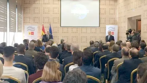 Carlos Espinosa de los Monteros, durante la presentación del nuevo vídeo institucional de Marca España. (@MarcaEspana)