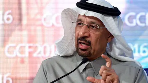 El ministro de Petróleo de Arabia Saudita, Jalid Al-Falih.