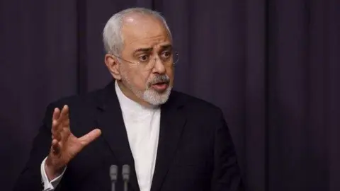 Ministro iraní de Exteriores, Mohamad Yavad Zarif.