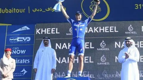 El alemán ganó la primera etapa del Tour de Dubai.