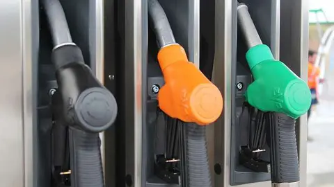 Un surtidor de gasolina.