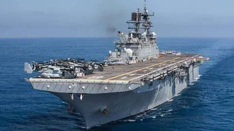 El buque anfibio USS Makin Island. 