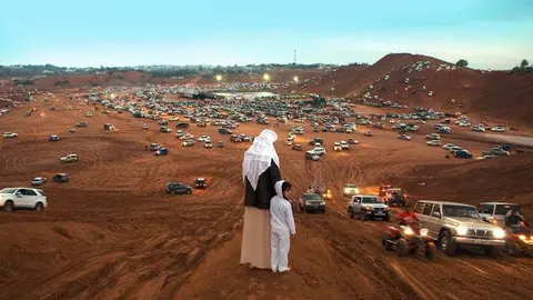 Una imagen de Awafi en RAK durante el Festival anual.