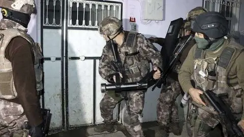 Policía antiterrorista turca.