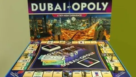 El juego de mesa 'Dubai-Opoly' estará a la venta en tiendas del CCG.