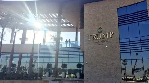 El campo de Golf de Trump en Dubai.