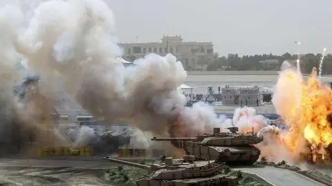 Fuerzas Armadas de EAU durante la exhibición IDEX 2017.