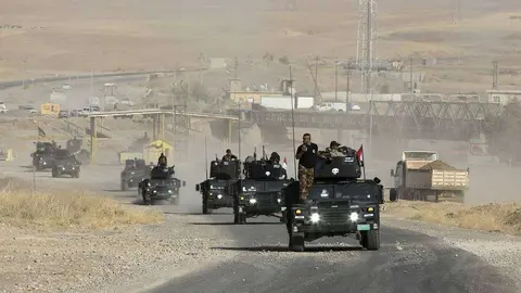 El ejército de Irak avanza en Mosul.