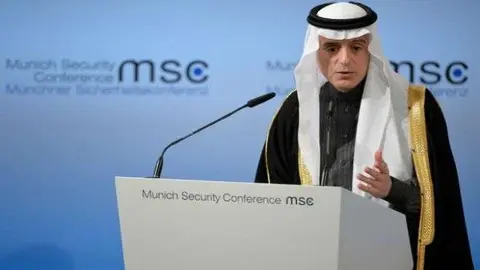  Adel Al Jubeir, ministro de Exteriores de Arabia Saudita.