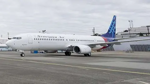 Un avión de la aerolínea Sriwijaya Air.