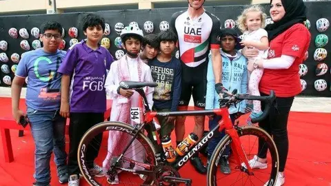 El portugués Rui Costa en el Abu Dhabi Tour.