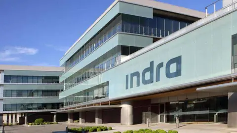 Un edificio de la empresa Indra en España.