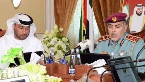 Un momento de la rueda de prensa en Abu Dhabi.