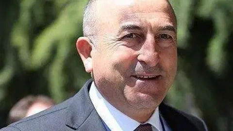 El ministro turco de Exteriores.